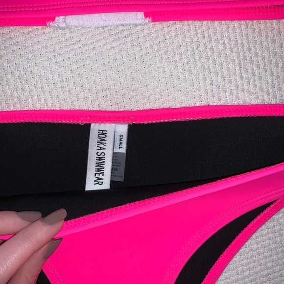Hoaka Swim Glo Pink Hoaka New Neoprene Bikini Poshmark